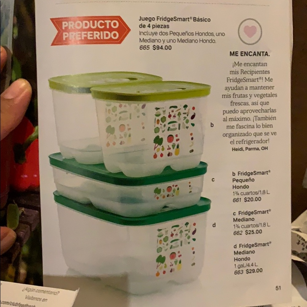 FridgeSMart Básico de 4 piezas